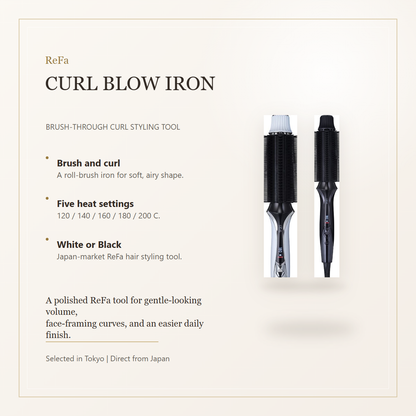 ReFa CURL BLOW IRON elegant overview
