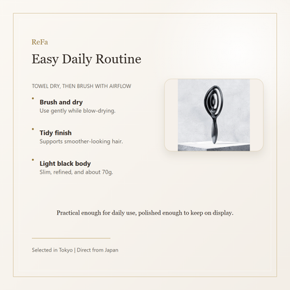 ReFa DRY ME easy daily routine