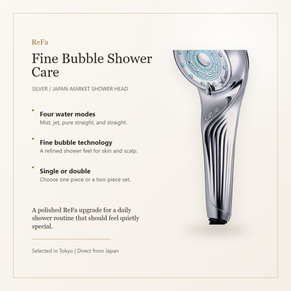 ReFa FINE BUBBLE U Silver elegant overview