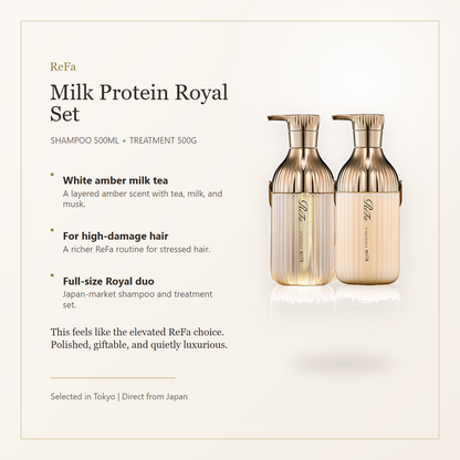 ReFa MILK PROTEIN Royal set elegant overview