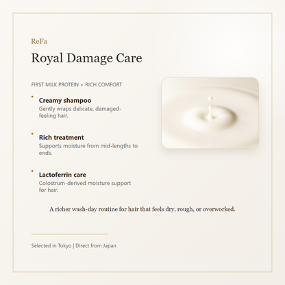 ReFa MILK PROTEIN Royal set damage care