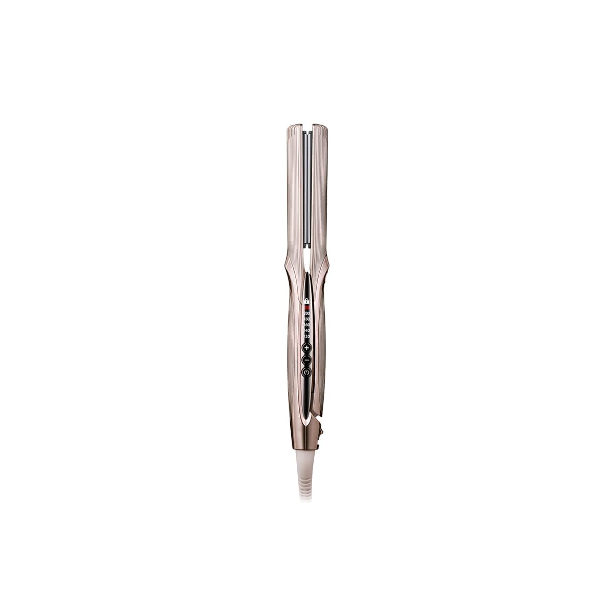 ReFa STRAIGHT IRON PRO+ Champagne Greige on white background