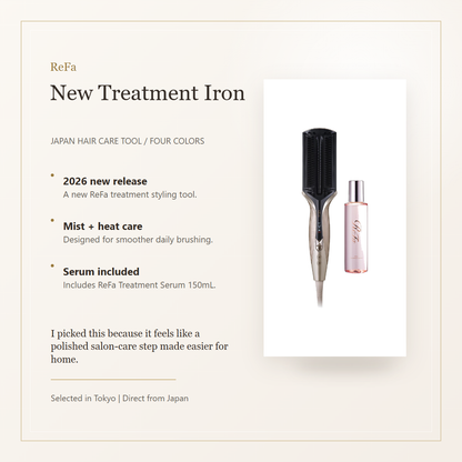 ReFa TREATMENT IRON elegant overview