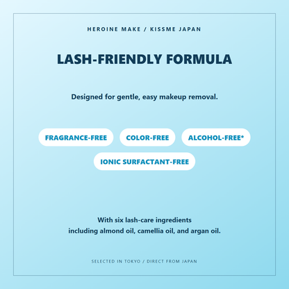 Heroine Make Speedy Mascara Remover English formula details