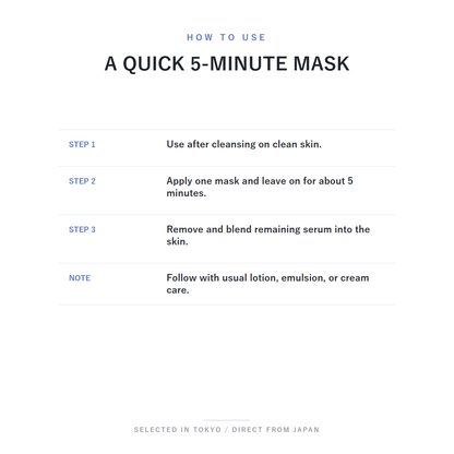 Rosette hadatore Peel Mask 13 7 Sheets quick 5-minute routine