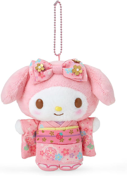 My Melody kimono mascot holder