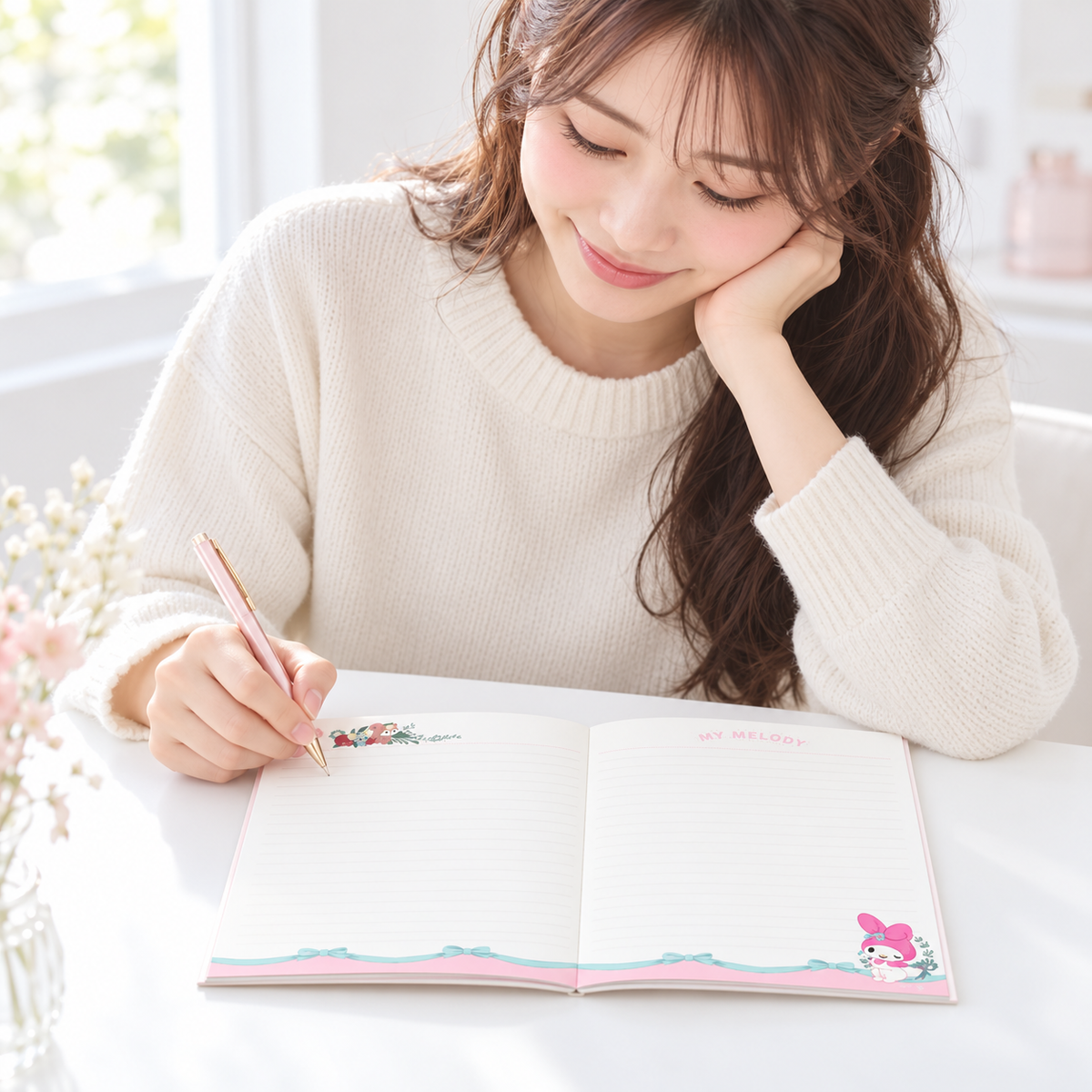 notebook — illustrative use scene; props not included