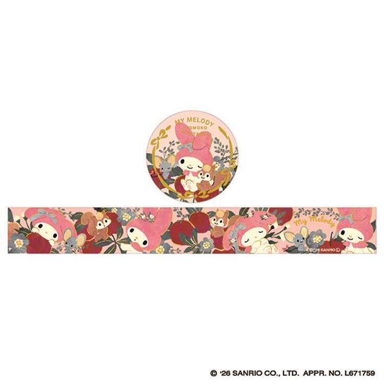 My Melody — single washi tape roll and pattern