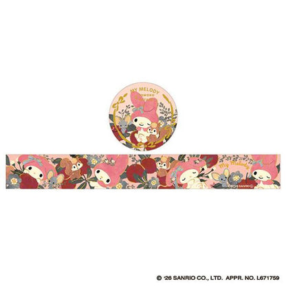 My Melody — single washi tape roll and pattern