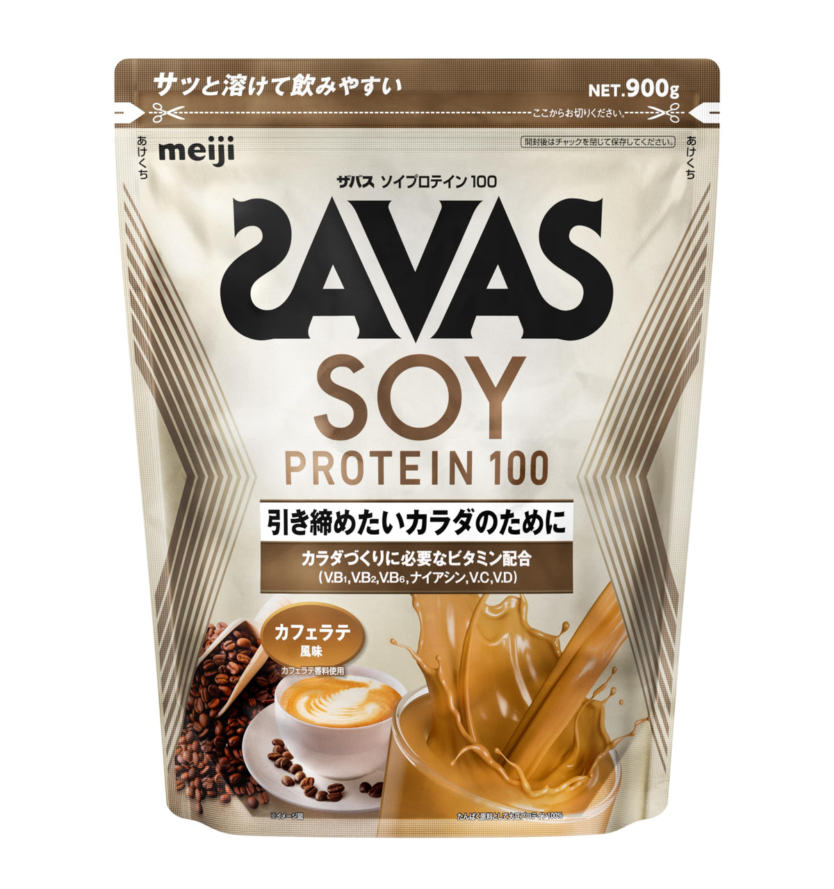 SAVAS Soy Protein 100 cafe