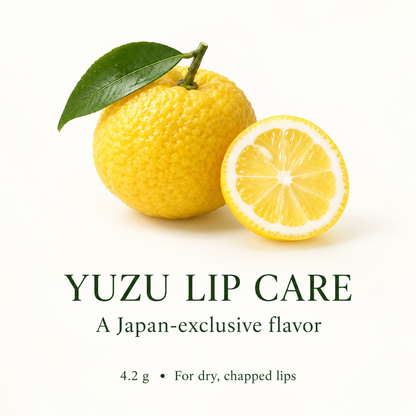 Yuzu-inspired lip care, Japan-exclusive flavor, 4.2g