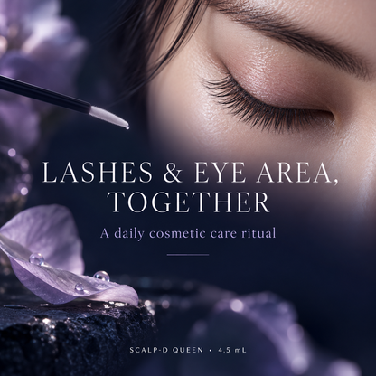 Eyelash and eye-area care routine