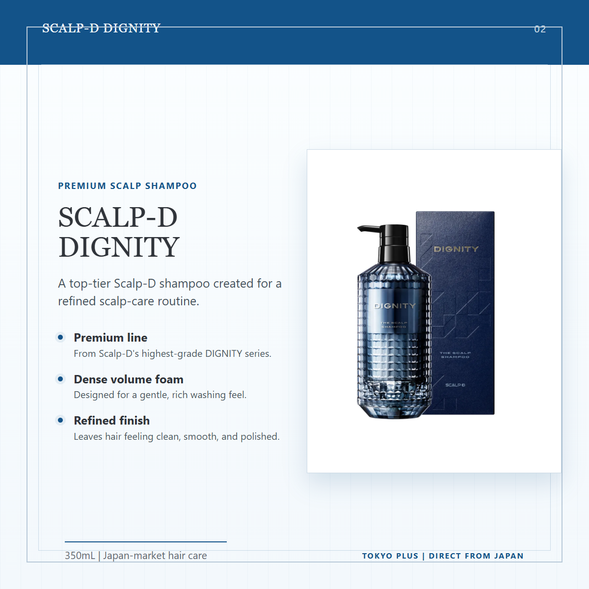 Scalp-D Dignity premium scalp shampoo overview