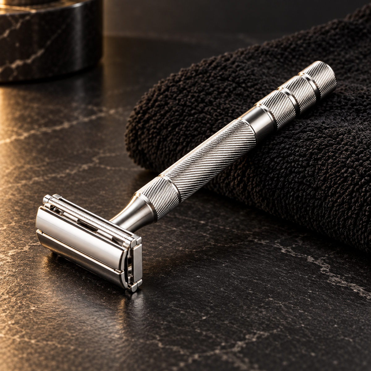 Schick Classic Double Edge premium silver metal razor