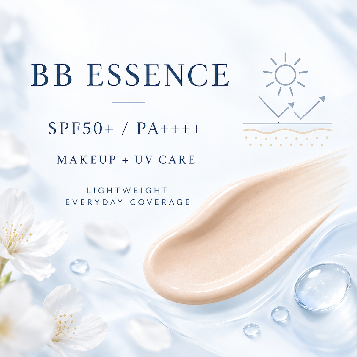 SEKKISEI BB Essence SPF50+ PA++++ feature