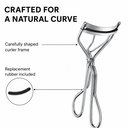 English eyelash curler features image