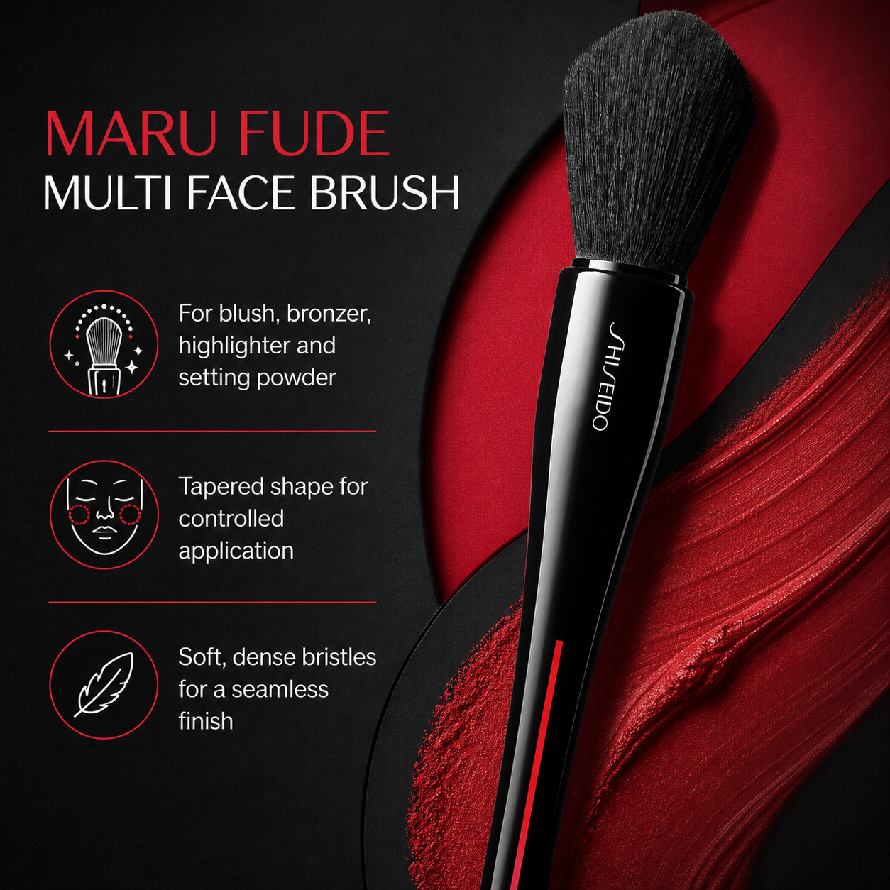 SHISEIDO MARU FUDE Multi Face Brush