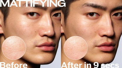 SHISEIDO MEN Skin Matte Serum sebum care feature