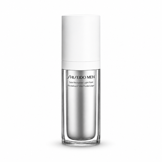 SHISEIDO MEN Total R Light Fluid N 70mL on white background