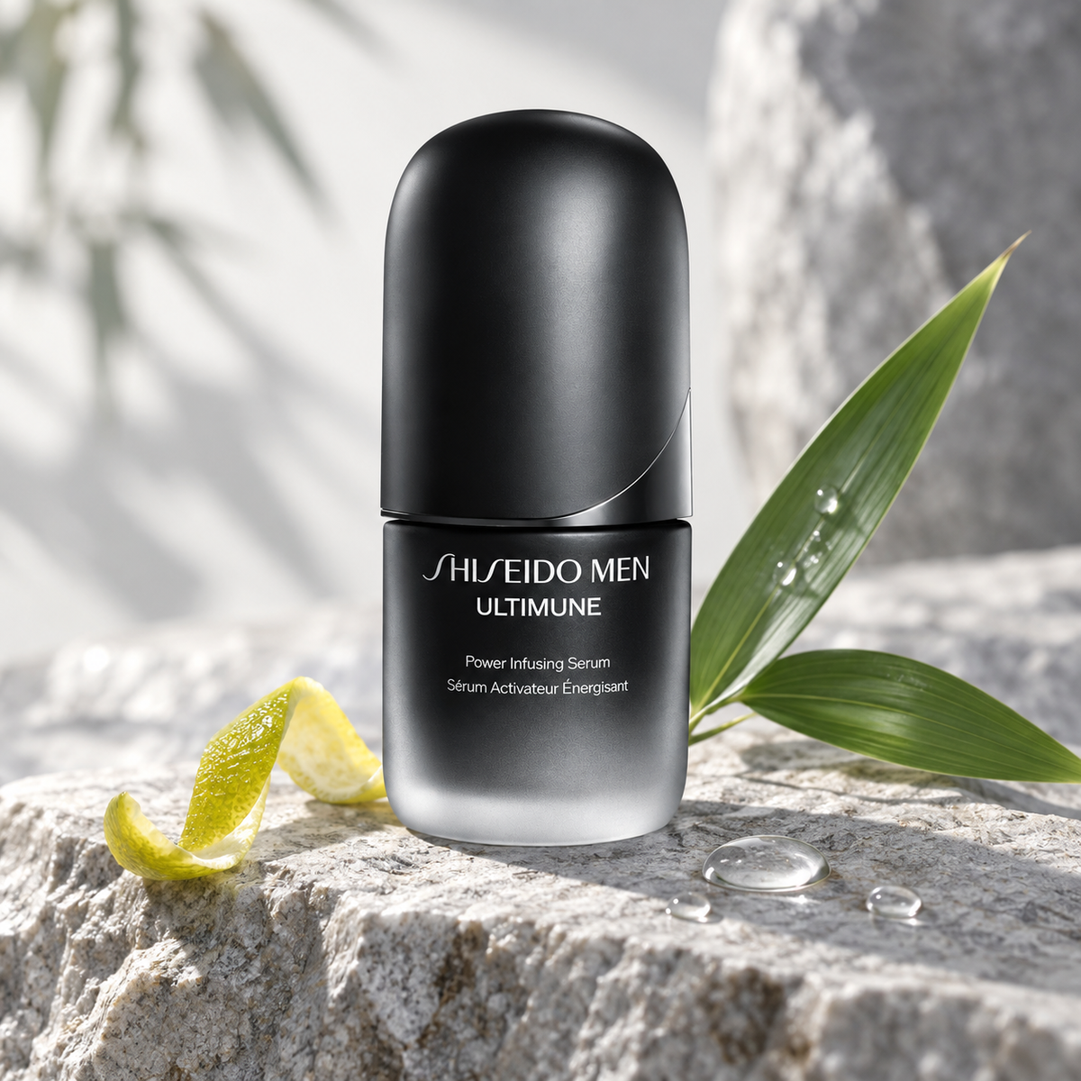 SHISEIDO MEN Ultimune Power Infusing Serum - Citrus e Bambu Verde