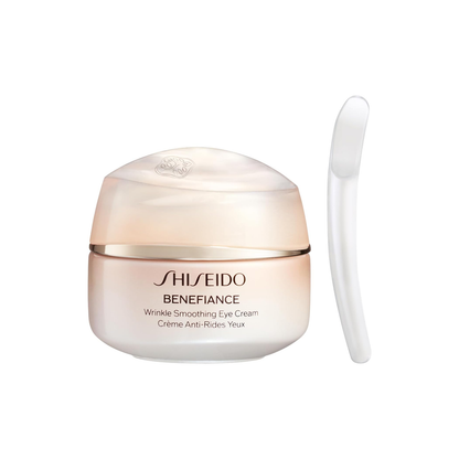 SHISEIDO Benefiance Wrinkle Smoothing Eye Cream N 15g balanced white background product image