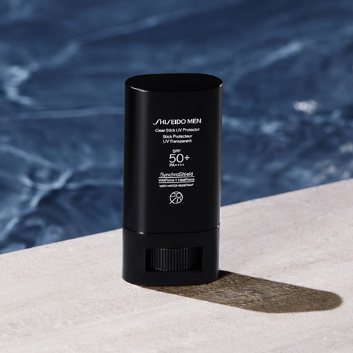 SHISEIDO MEN Clear Stick UV Protector outdoor use