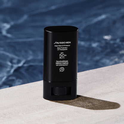 SHISEIDO MEN Clear Stick UV Protector outdoor use