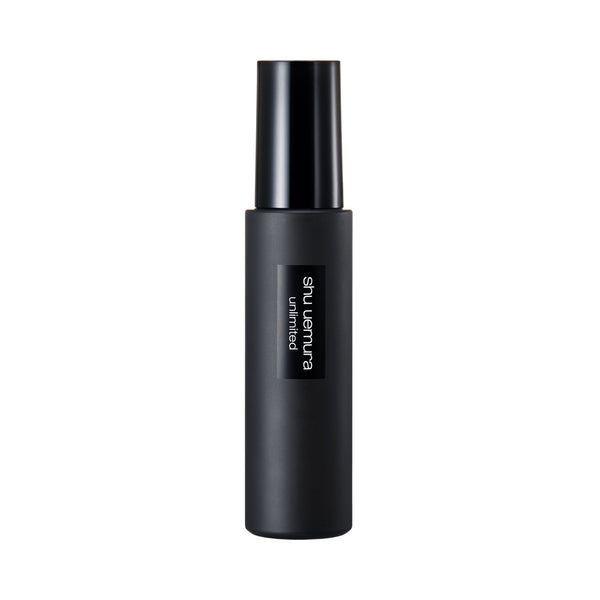 shu uemura Unlimited Makeup Fix Mist 100 mL on white background