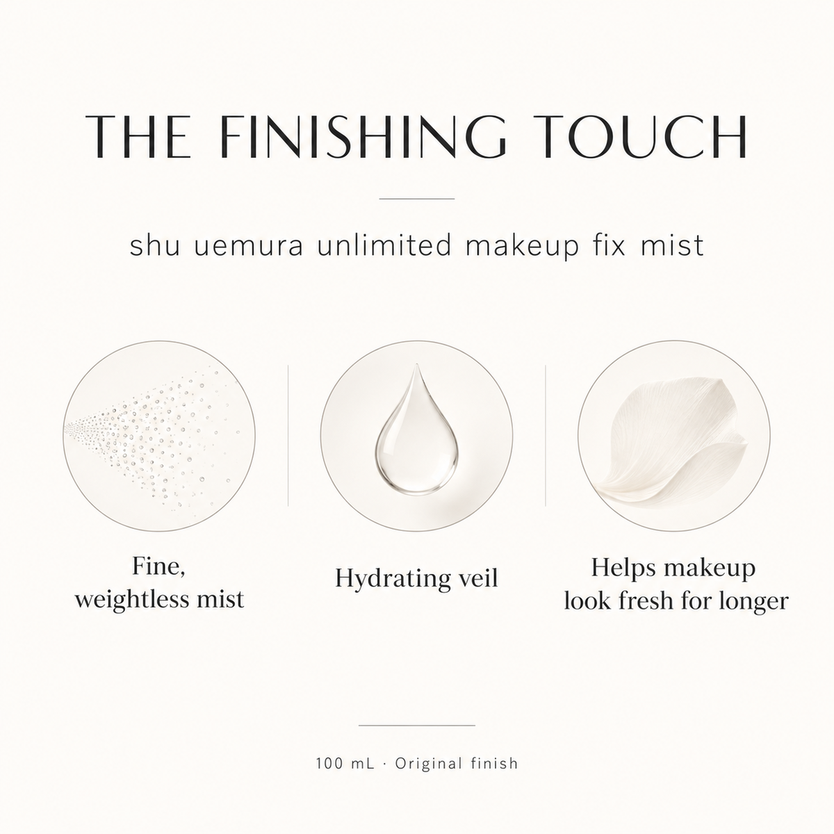 English feature image for fine mist and hydrated finish