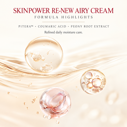 SK-II Skinpower Re-New Airy Cream formula highlights