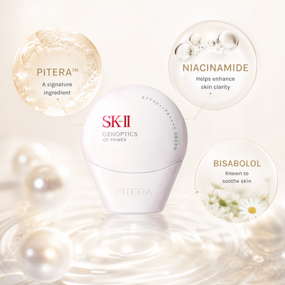 SK-II GenOptics CC Primer highlighted ingredients