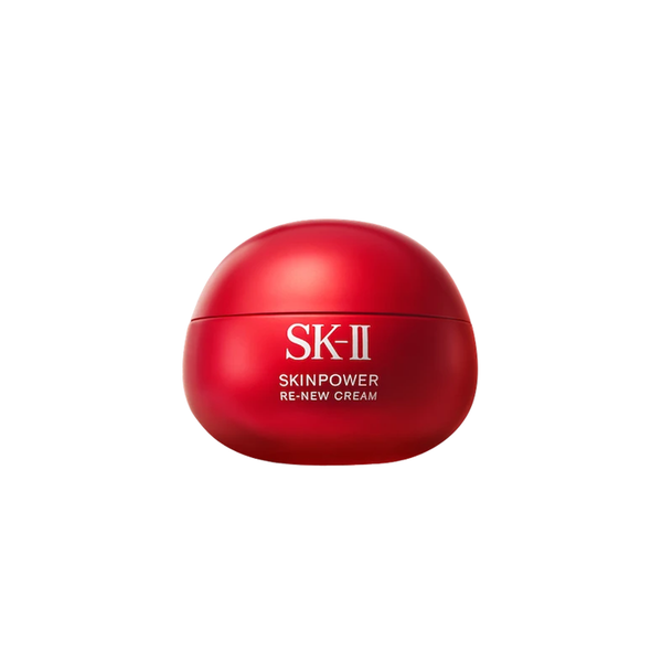 SK-II Skinpower Re-New Cream 50g / 80g on white background