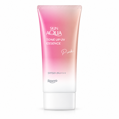 SKIN AQUA Tone Up UV Essence — pink