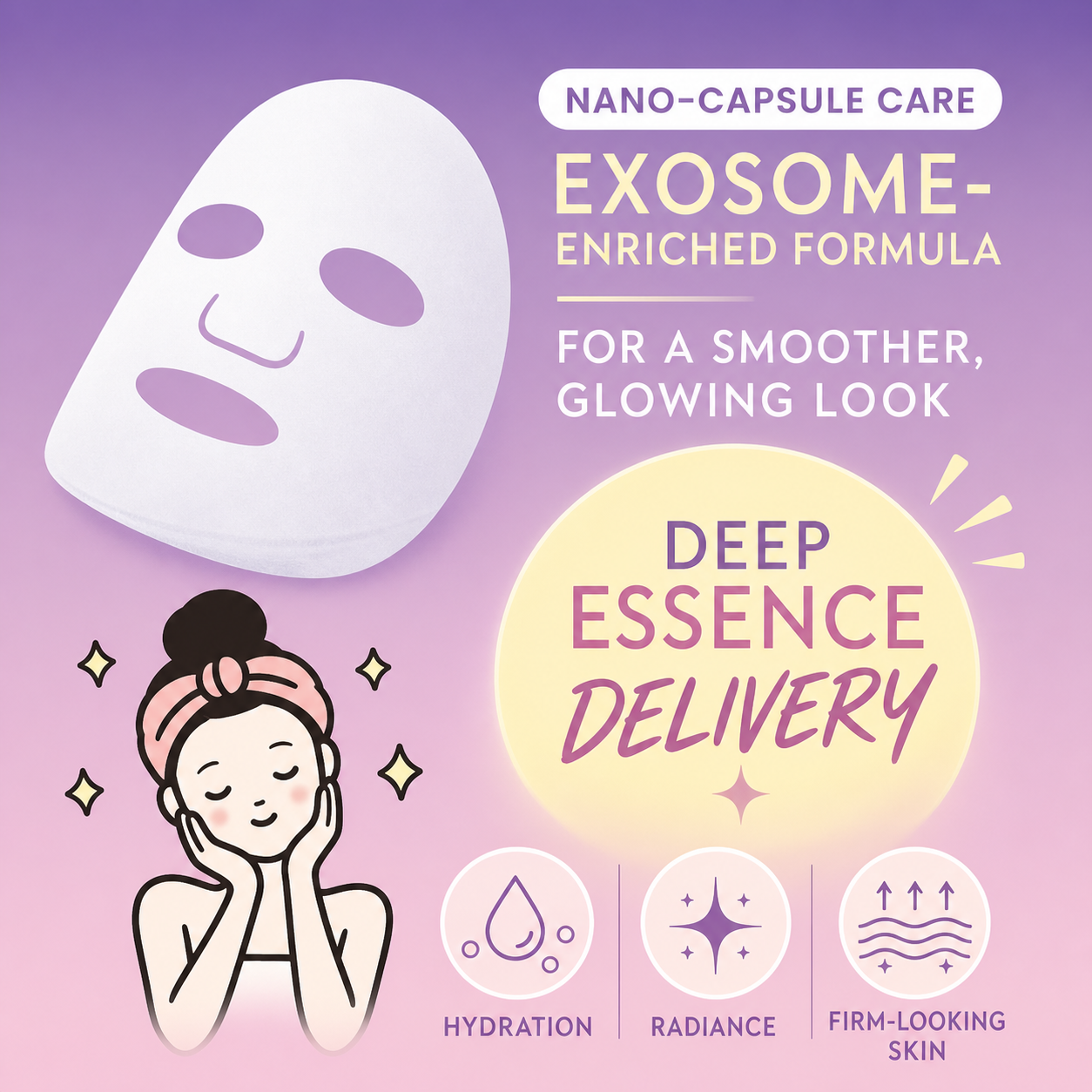 soarsome Exosome Face Mask English nano capsule feature