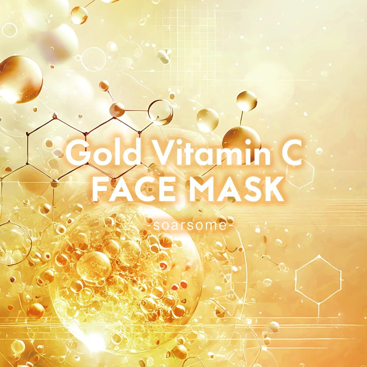 soarsome Gold Vitamin C Face Mask concept