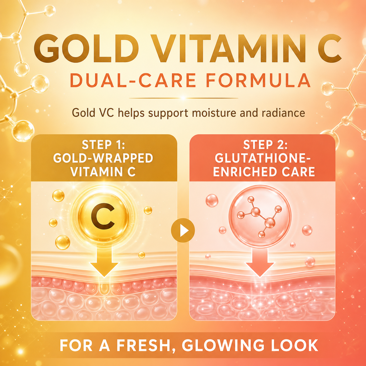 soarsome Gold Vitamin C Face Mask English dual care feature