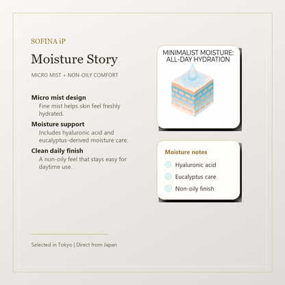 SOFINA iP Uruoi Byo Mist moisture story