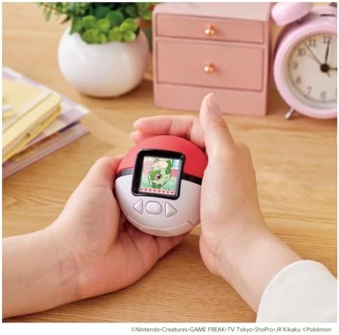 Child-friendly handheld play scene with Pokémon Poké Nade Monster Ball