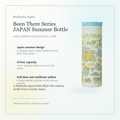 Starbucks Been There Series JAPAN Summer stainless bottle 473mL elegant overview image