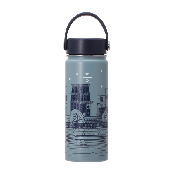 Starbucks Reserve CONVERSE TOKYO stainless bottle city design 532ml on white background