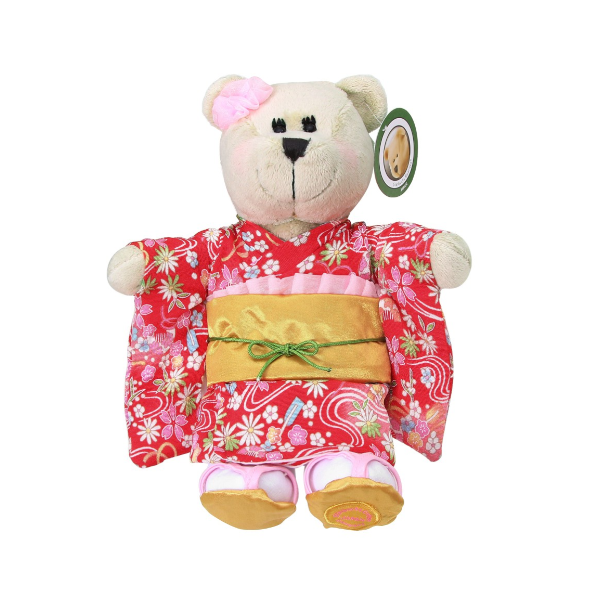 Starbucks JAPAN Bearista Girl Plush on white background