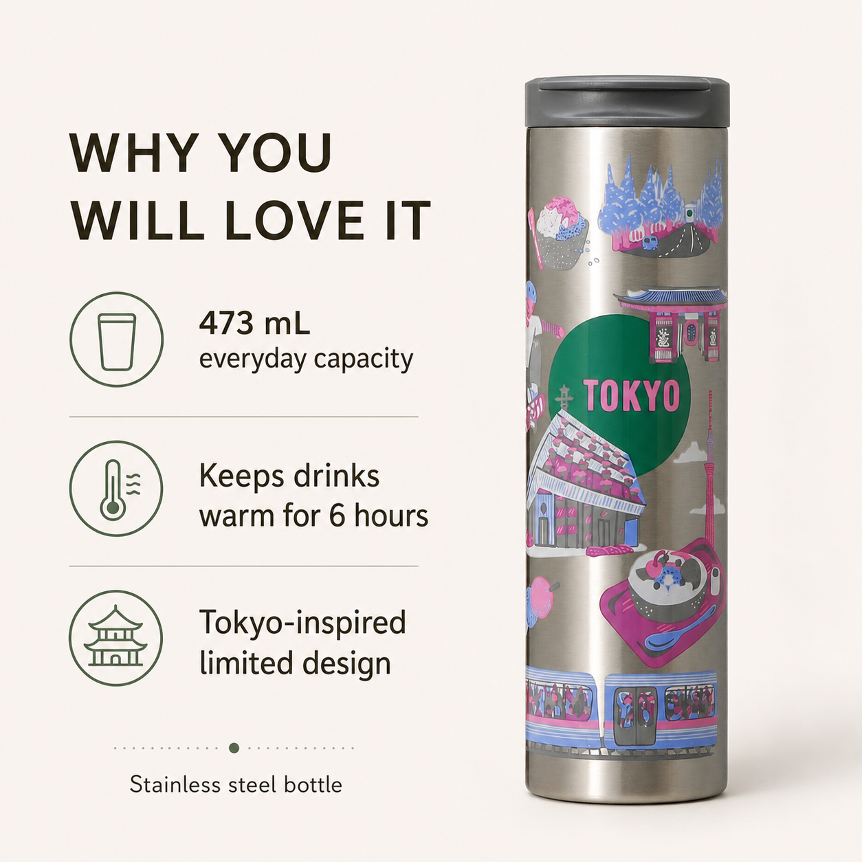 Why you will love the STARBUCKS TOKYO bottle