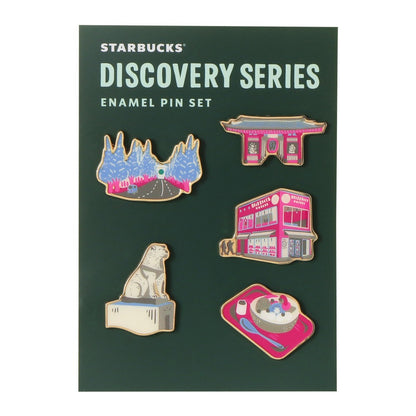 Starbucks Discovery Series Pin Badge Set TOKYO