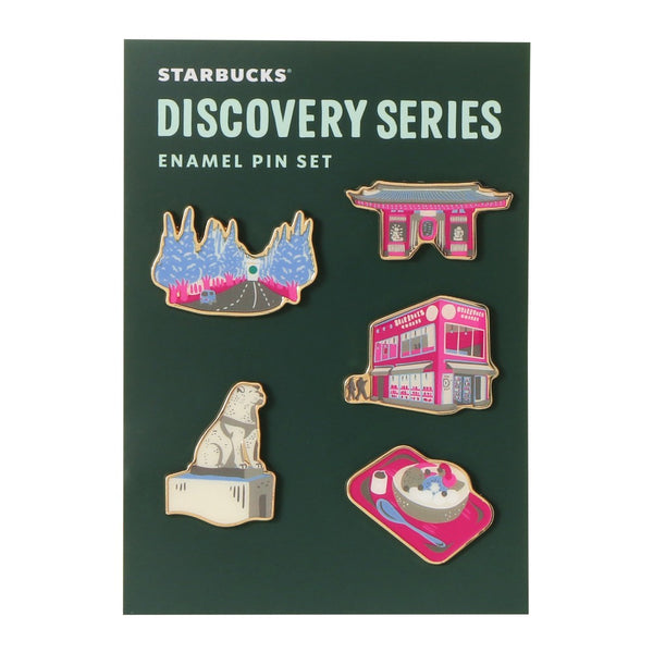 Starbucks Discovery Series Pin Badge Set TOKYO