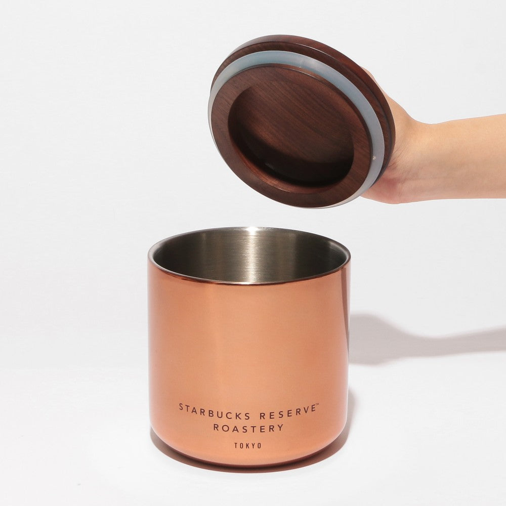 Starbucks Reserve Roastery Copper Coffee Canister product image