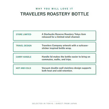 Starbucks Reserve Roastery Travelers Handle Lid Stainless Bottle 473ml why you will love it