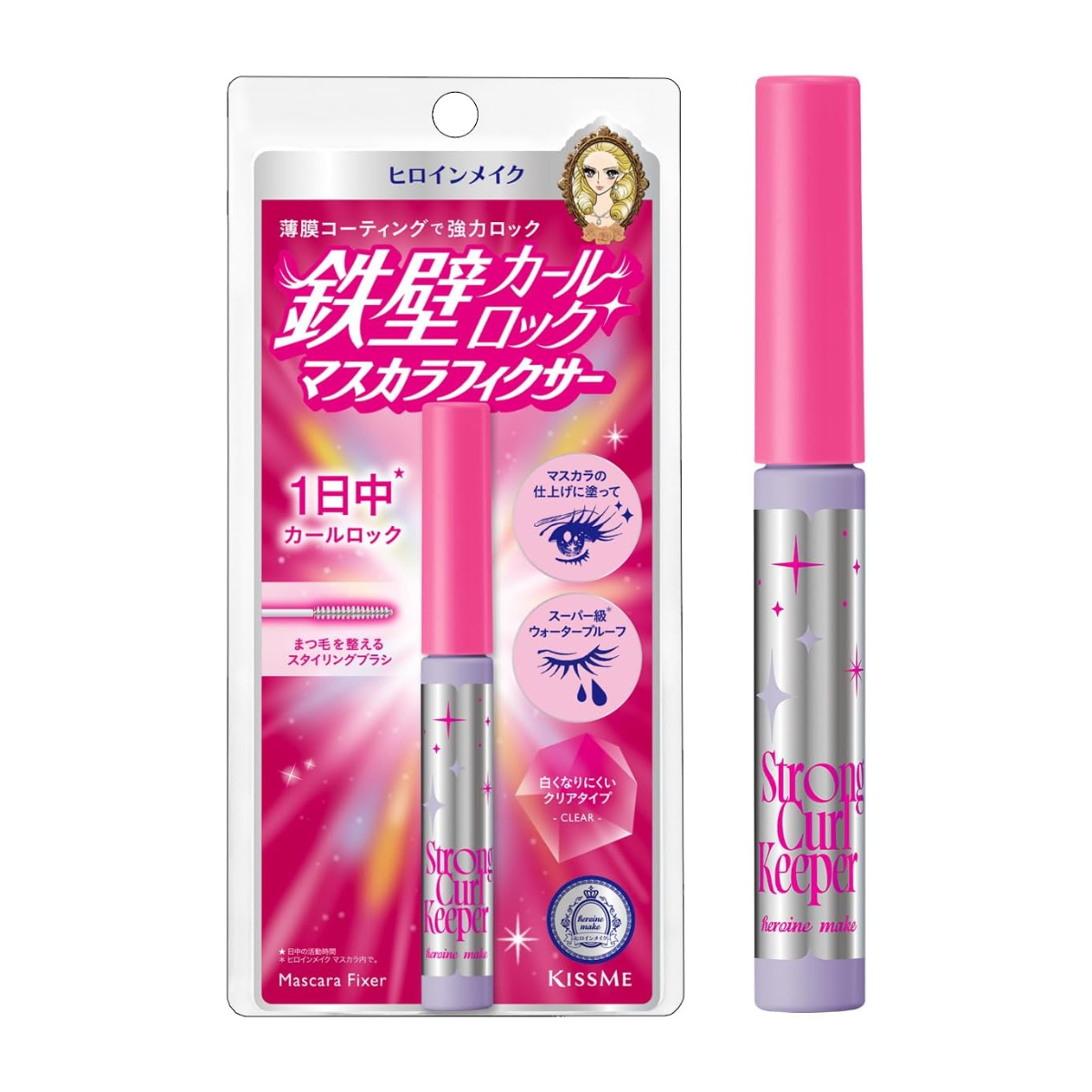 Heroine Make SP Strong Curl Keeper WP 01 Clear square white background top image