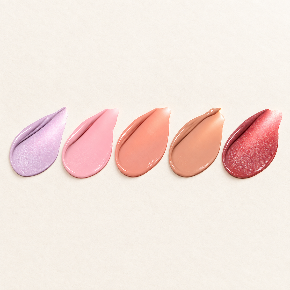 SUQQU Complexion Face Color shade guide for all five colors