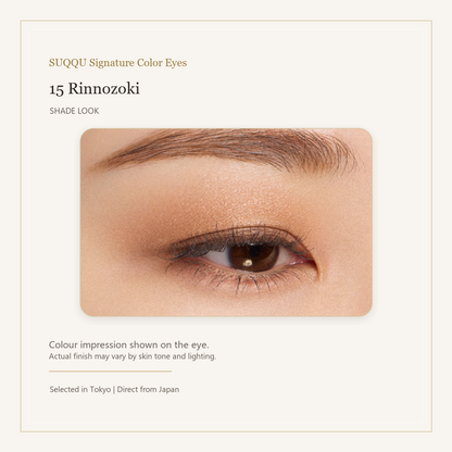 SUQQU Signature Color Eyes 15 Rinnozoki eye look
