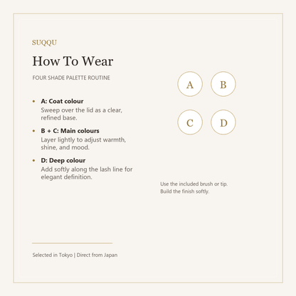 SUQQU Signature Color Eyes how to wear